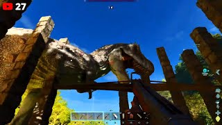 Unleashing Our Most Epic Tame Yet! Back On The Ark! (ark Survival Ascended)