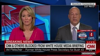 Ari Fleischer SCHOOLS Brooke Baldwin : "This is NOT a threat to the 1st Amendment"