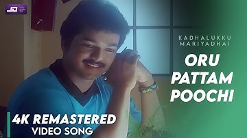 Oru Pattampoochi Video song 4K Official HD Remaster | Vijay | Shalini #KadhalukkuMariyadhai