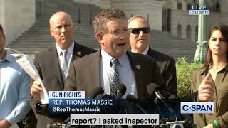 Congressman Thomas Massie Speaks at a Second Amendment Press Conference