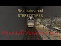 Real Trains Mod Minecraft - Stereotypes