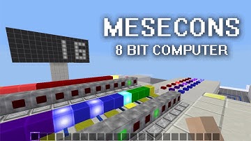 Mesecons 8 Bit Computer