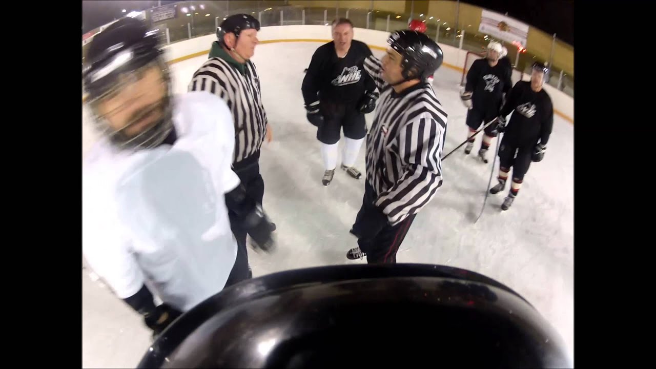 GoPro Beer League Hockey Fight YouTube