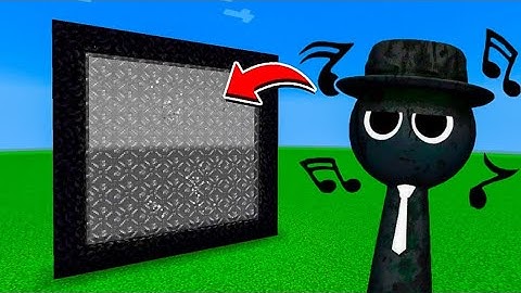 How to Make A Portal To The Black Sprunki Dimension in Minecraft!