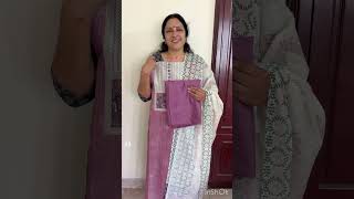 SOFT CHANDERI SALWAR SUITS WITH LINEN FINISHING… Sakshi World. Vlog. screenshot 4