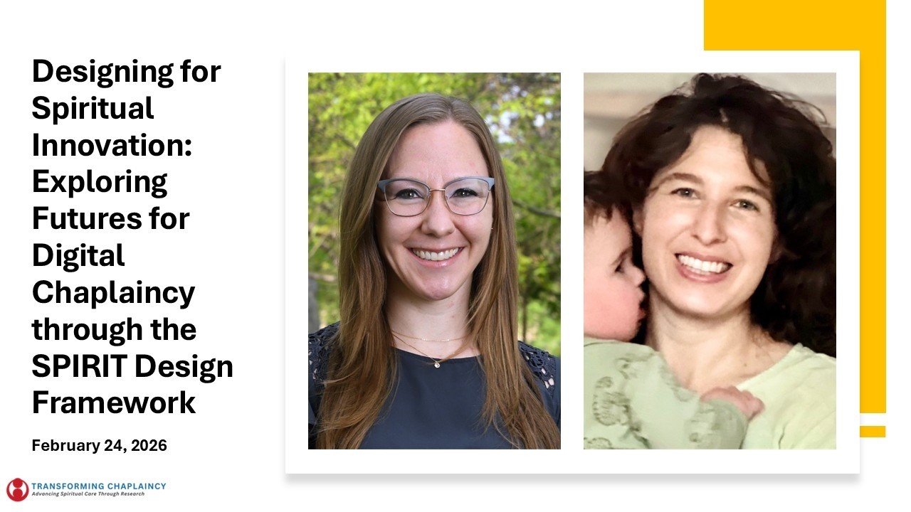 Designing for Spiritual Innovation Exploring Futures for Digital Chaplaincy,  SPIRIT Design Framewk.