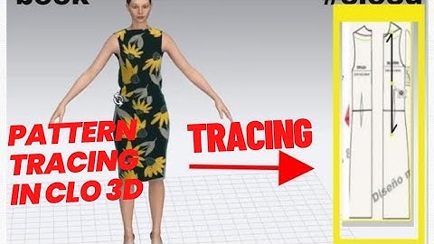 Complete guidelines of Pattern tracing from picture in CLO 3D In Hindi /urdu