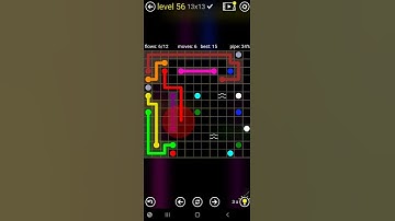 How To Solve Flow Free Bridges 13x13 Mania Pack Level 56 Board Walk Through Solution Walkthrough