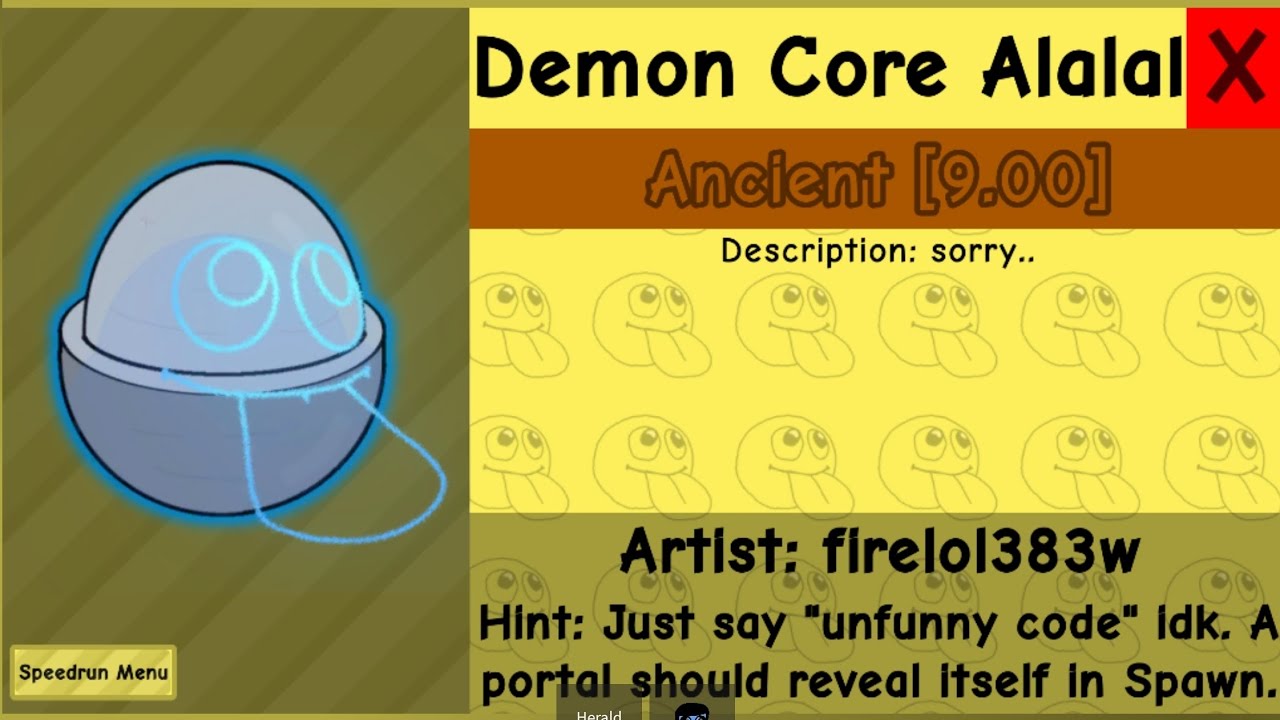 How to get demon core alalal in find the Alalals