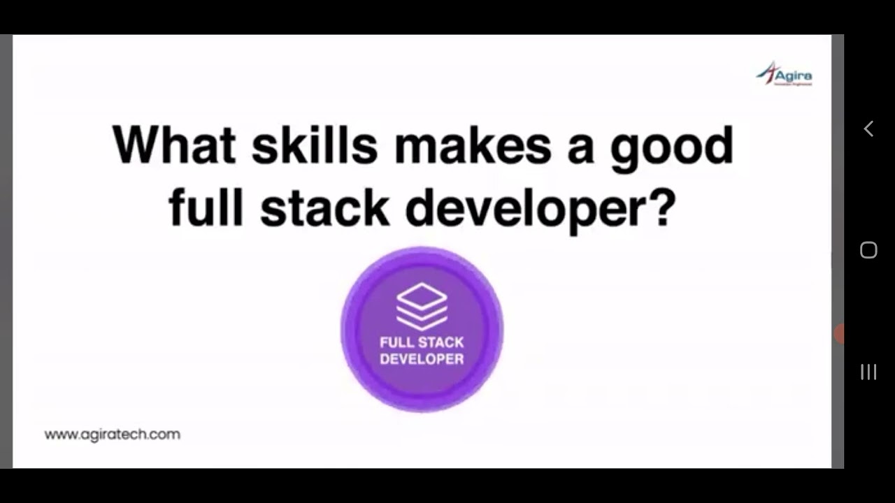 Full Stack developer course - YouTube