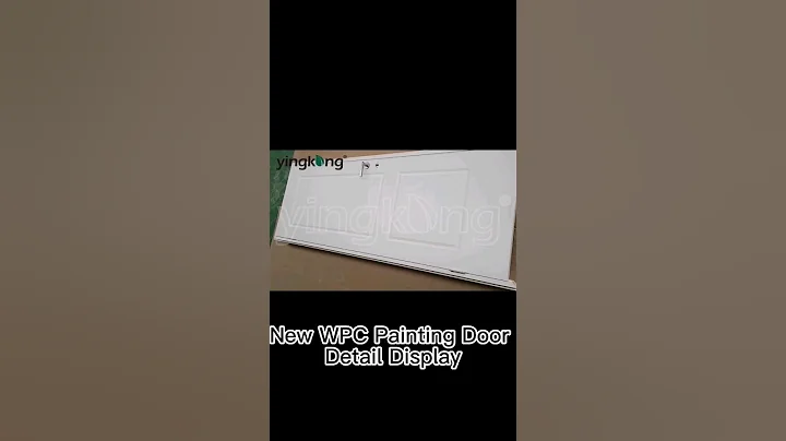 The detail display of classic style waterproof and antitermites WPC Painting Door for interior room