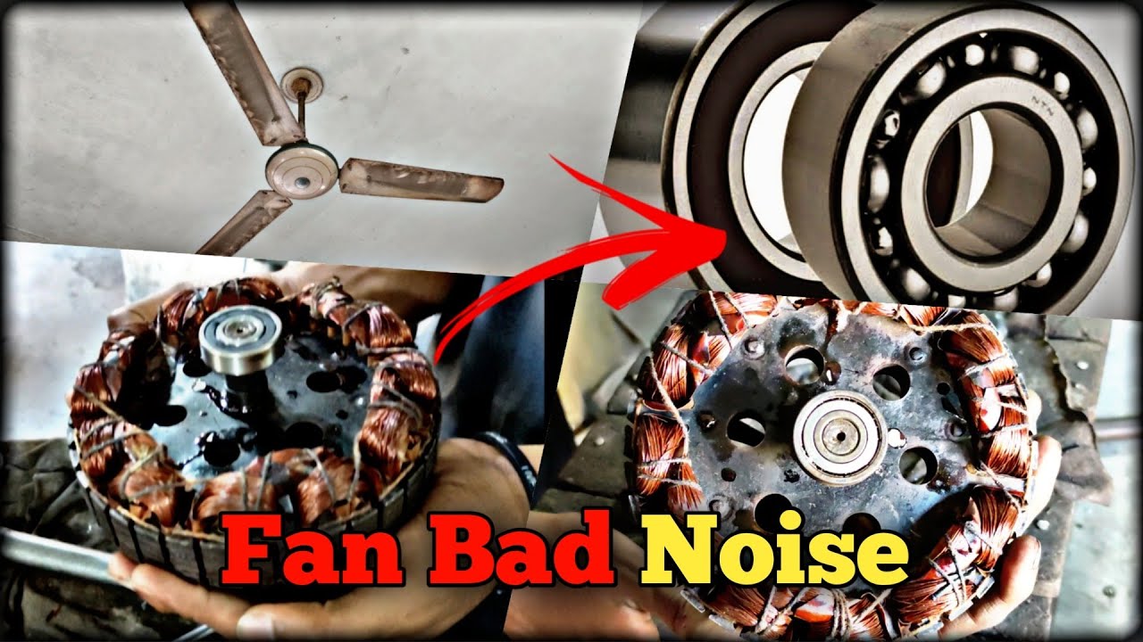 Ceiling Fan Bad Sound Noise Fixed By Changing Bearings Solution Tutorial You