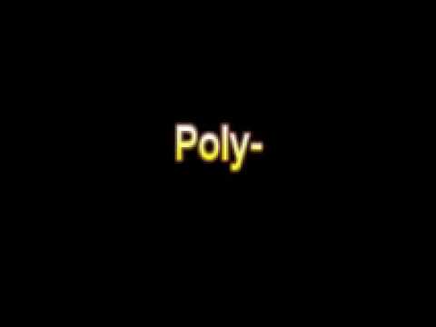 Video: Wat is Poly in mediese term?