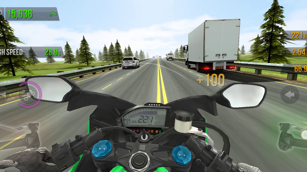 Traffic Rider CBN 1000R Speed Test YouTube