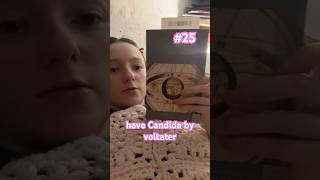 25: candide by Voltaire #booktube #tbr #unreadbooks #voltaire #candide
