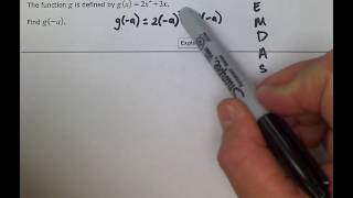 ALEKS: Variable expressions as inputs of functions (MC)
