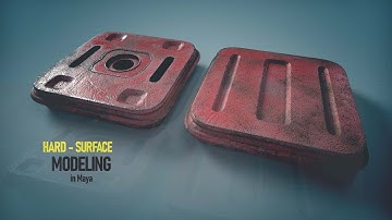 Autodesk Maya hard surface modeling practice 14