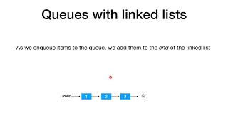 Stacks & Queues -- Queues with Linked Lists