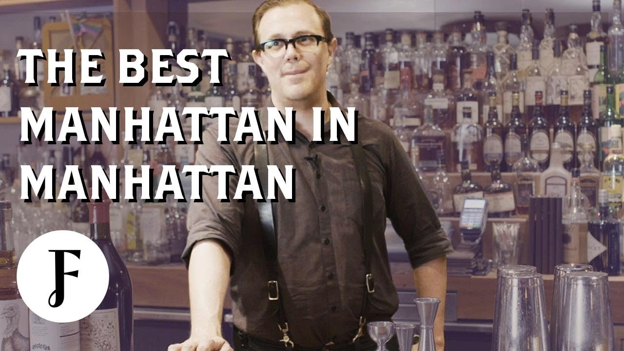 Как приготовить лучший коктейль «Манхэттен» в Нью-Йорке
