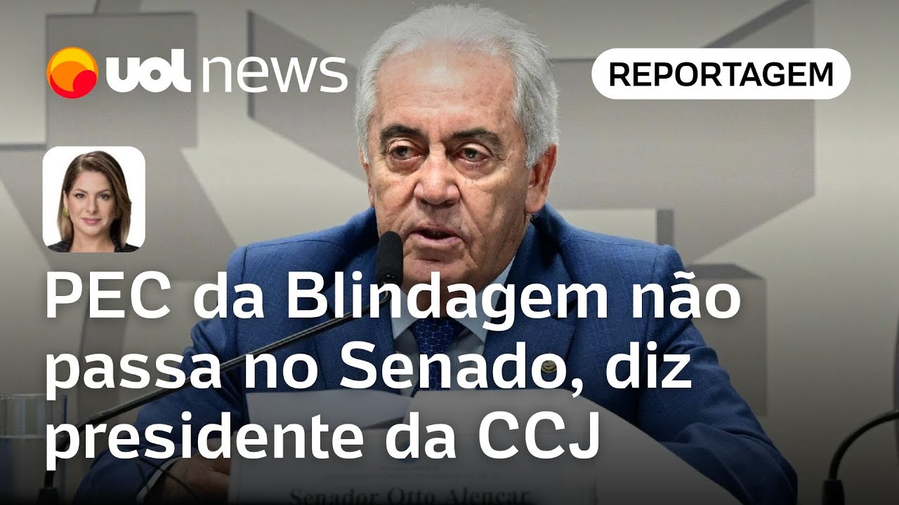 PEC da Blindagem não passa no Senado, diz presidente da CCJ | Daniela Lima