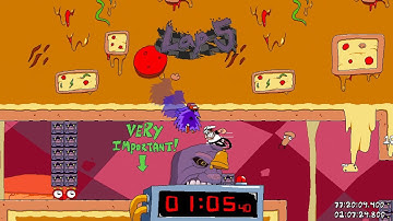 PT - LAP HELL - Pizza Pursuit - Tutorial Lap 5 (Lunatic Mode) as Peppino