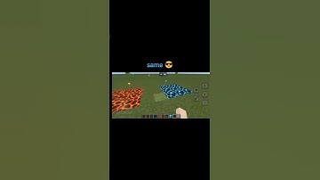 Minecraft magma and diamond leaves same 😎👍 like and subscribe #shorts