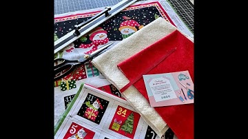 Advent Calendar Cats - Santa Paws - Panel OR Kit