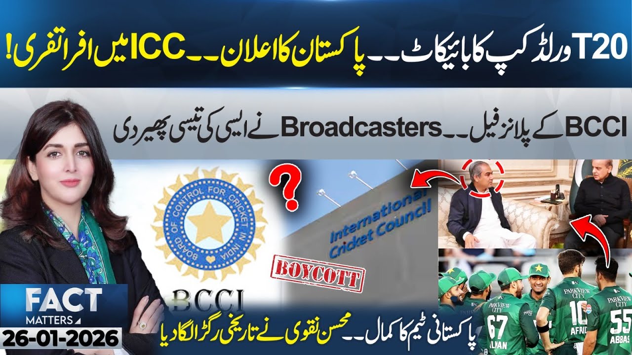 Pakistan's T20 World Cup Boycott | Chaos Erupts Inside ICC | Mohsin Naqvi Delivers Historic Setback