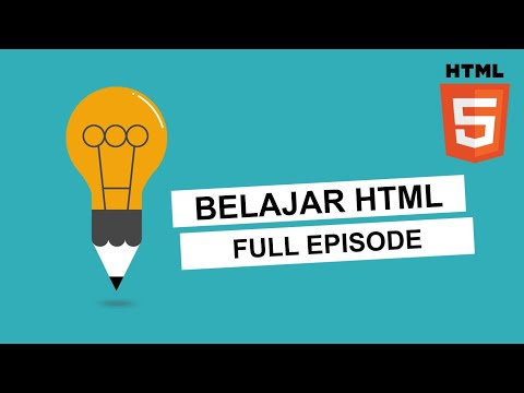 Belajar HTML dasar - full lengkap