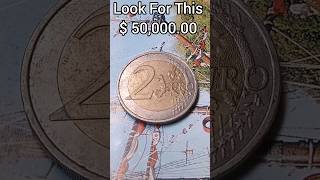 ULTRA RARE $ 50,000.00 Don't Spend This 2 Euro Error Coin Worth Big Money