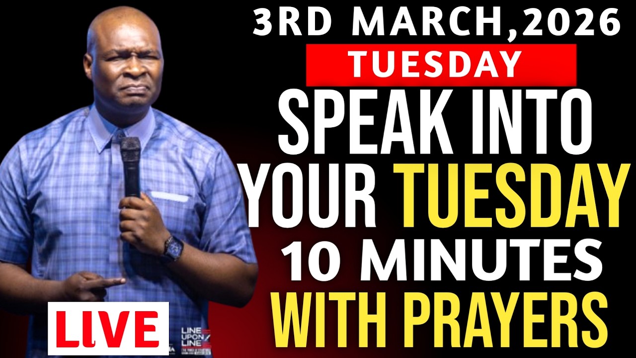 Tuesday 3rd March, 2026] Speak Into Early Morning Prayer | Spiritual Prayer-Apostle Joshua Selman