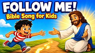 Follow Me! | Kids Christian Song with Lyrics 🎵 Sunday School | Matthew the Tax Collector