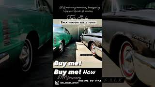 1963 Mercury Monterey Breezeway Custom Ford Roll Rear Down Window Lowrider Skirts Clean No Rust