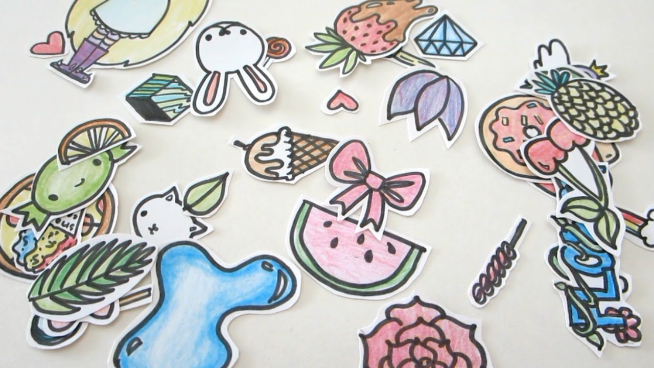 How to easily make your own stickers at home if you're an artist