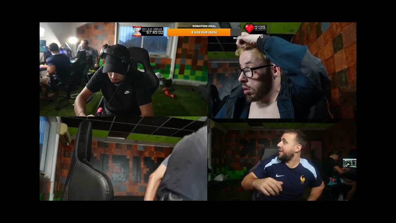 Jean Pormanove Minecraft Hardcore Rediff #8 Exploration du Nether qui tourne mal pour jp et la team!