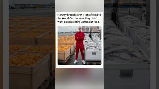 Norway took "meal prep" to a whole new level! 🇳🇴✈️🍲 #ErlingHaaland #NorwayFootball #WorldCup #viral