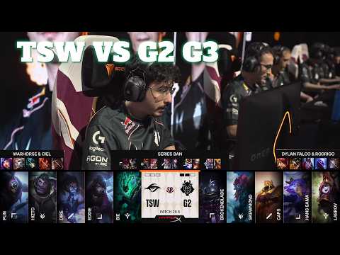 TSW vs G2 Game 3 | First Stand 2026 Group Stage Day 1 | Team Secret Whales vs G2 Esports G3
