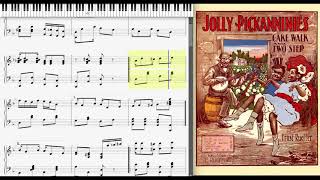 Jolly Pickanninies by Ernst Rueffer (1905, Cake Walk piano)
