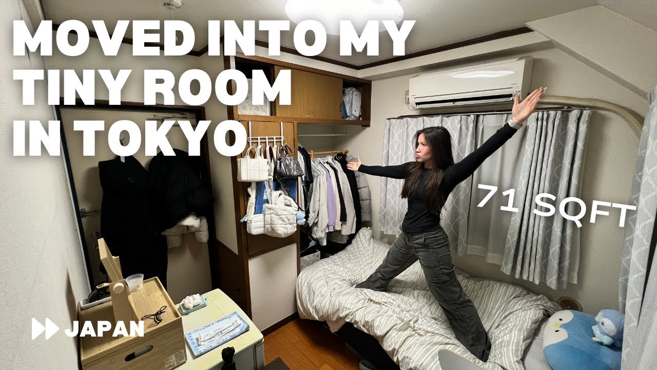 my tiny tokyo room tour + living in japan vlog | sending mommy home, getting into a routine