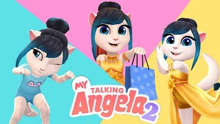 My Talking Angela 2 👗🛍️All Levels Gameplay Walkthrough Part - 1 (Android,iOS) screenshot 2