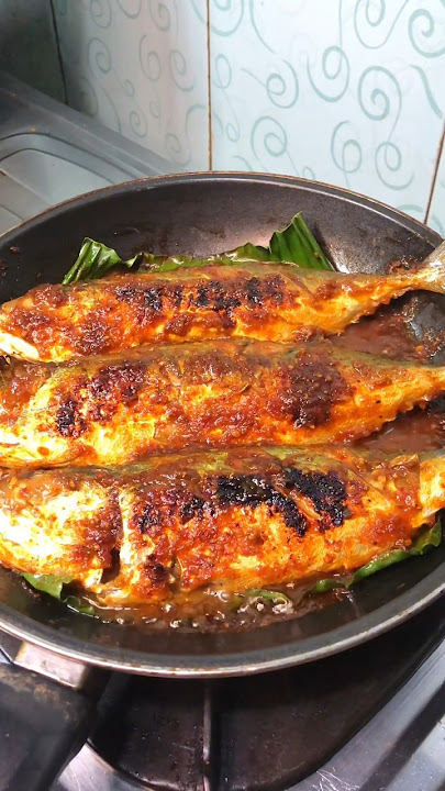 🐠IKAN KEMBUNG BAKAR TEFLON ENAK BANGET! #ikanbakar #reels #resep #ikankembung