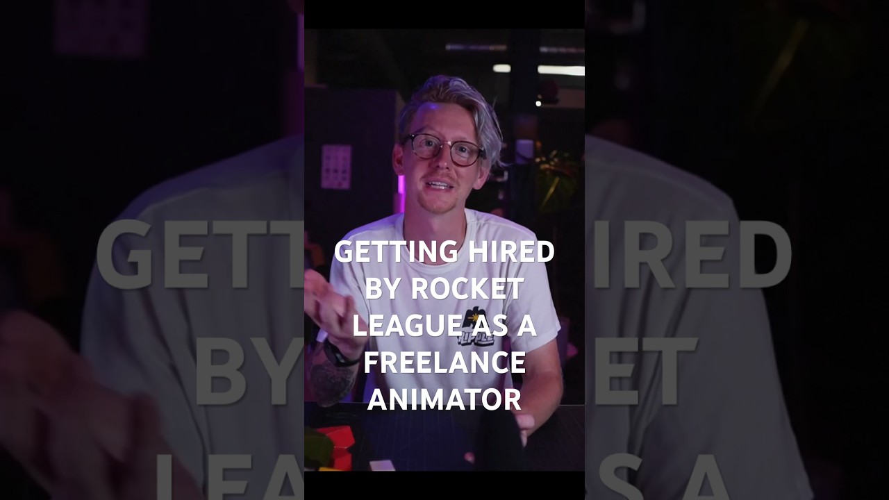 Turning personal work into paid freelance work. Getting hired to work on a Rocket League animation.