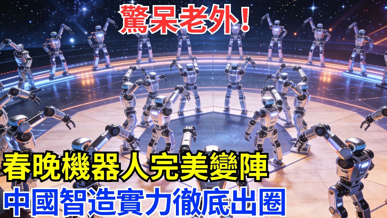 不止會功夫！春晚機器人集群變陣封神，中國智造這波贏麻了#基建 #科技 #科普 #奇跡 #世界奇跡 #基建狂魔
