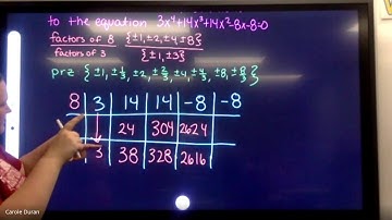 Complex and Rational Zeros of Polynomials Video Lesson 2