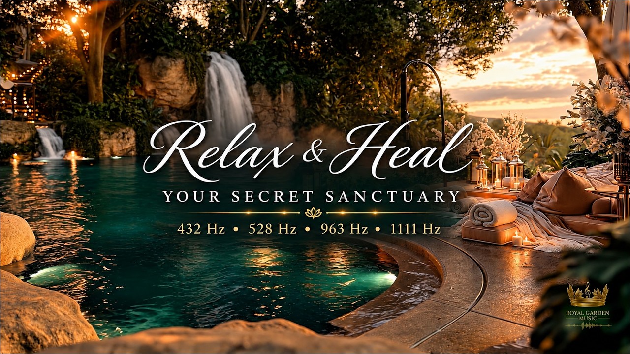 NO ADS 💧Secret Sound Therapy for Vagus Nerve Calm and Body Recovery | 432Hz 528Hz 963Hz 1111Hz