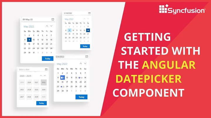 Getting Started with the Angular DatePicker Component