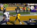 Madden 26 Pittsburgh Steelers vs Ravens NFL Draft + Free Agency Updated Roster Sim 2026 Game Play