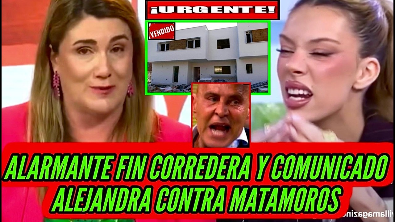 💥​DESOLADOR FINAL! CARLOTA CORREDERA Y EXMARIDO! Y COMUNICADO ALEJANDRA RUBIO CONTRA MATAMOROS
