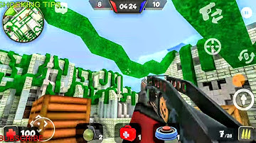 KUBOOM SHOTGUN GAMEPLAY ON AZTEC MAP