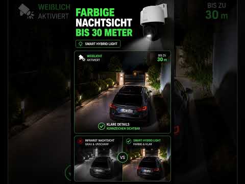 HiLook PTZ 4MP PoE Kamera – stabile Außenüberwachung ohne WLAN? Video